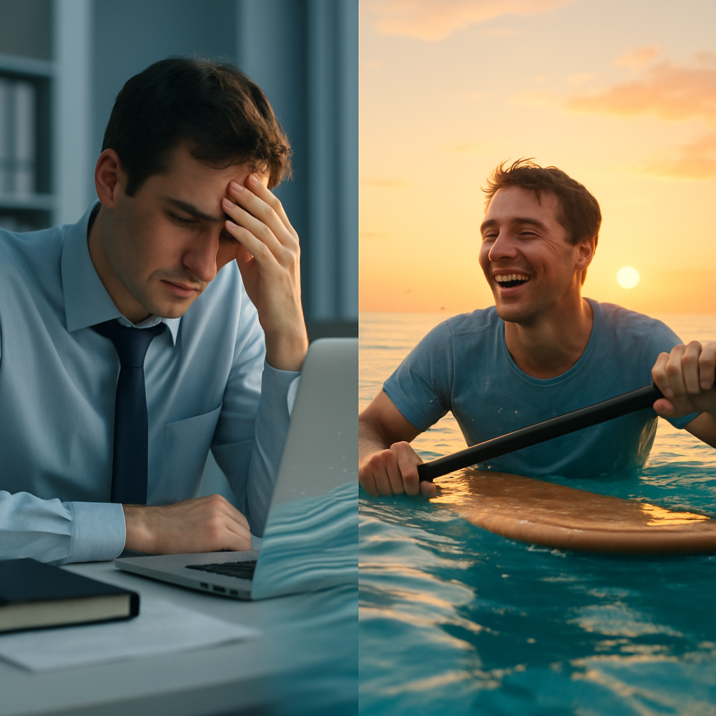 Водные развлечения, работа.