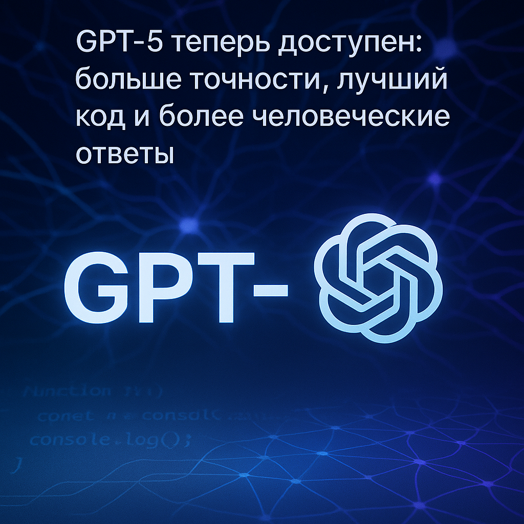 GPT-5 теперь доступен