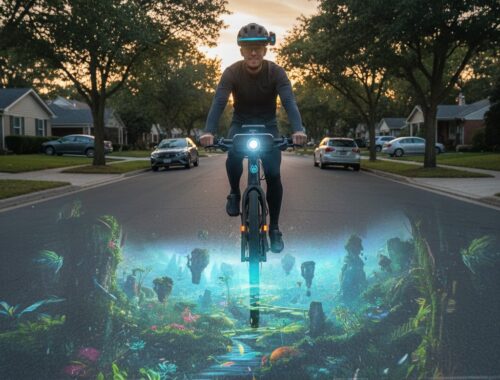 Велосипед, виртуальная реальность.