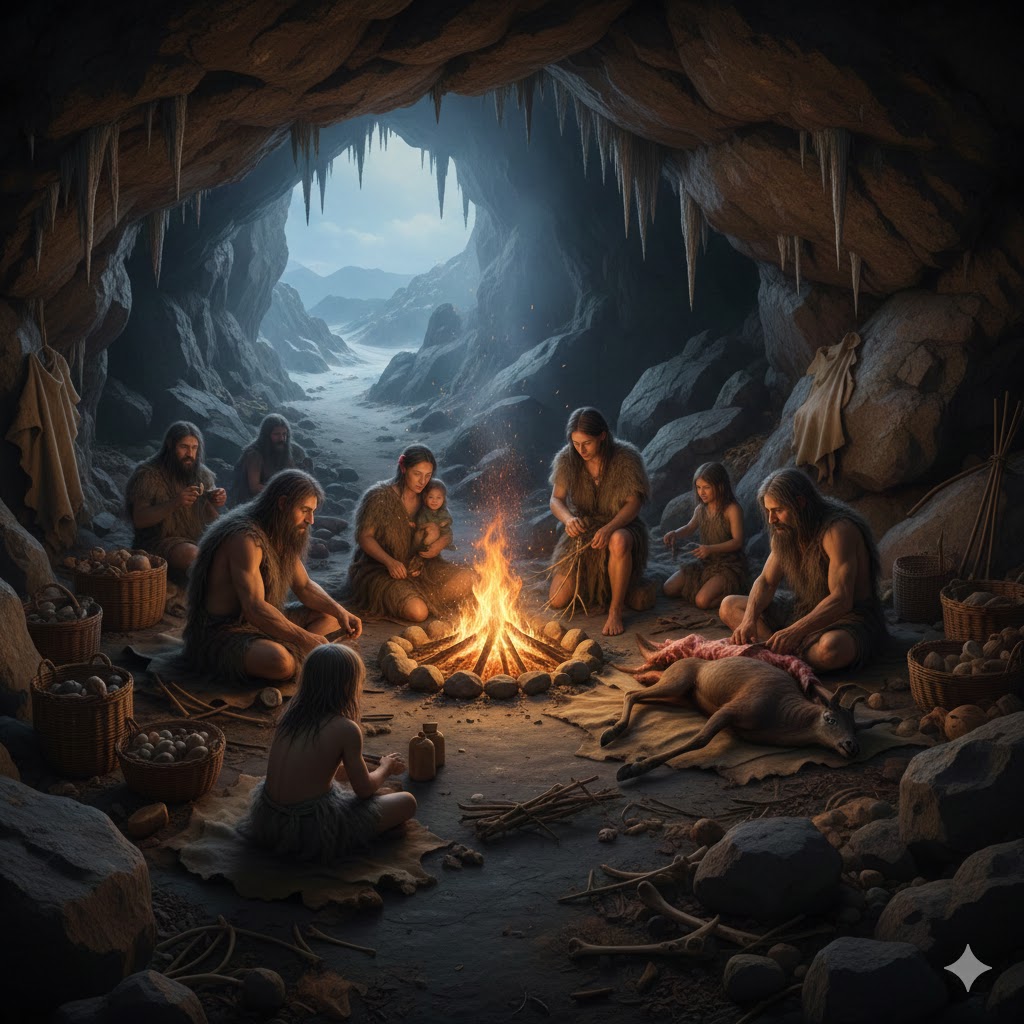 Неандертальцы, быт неандертальцев